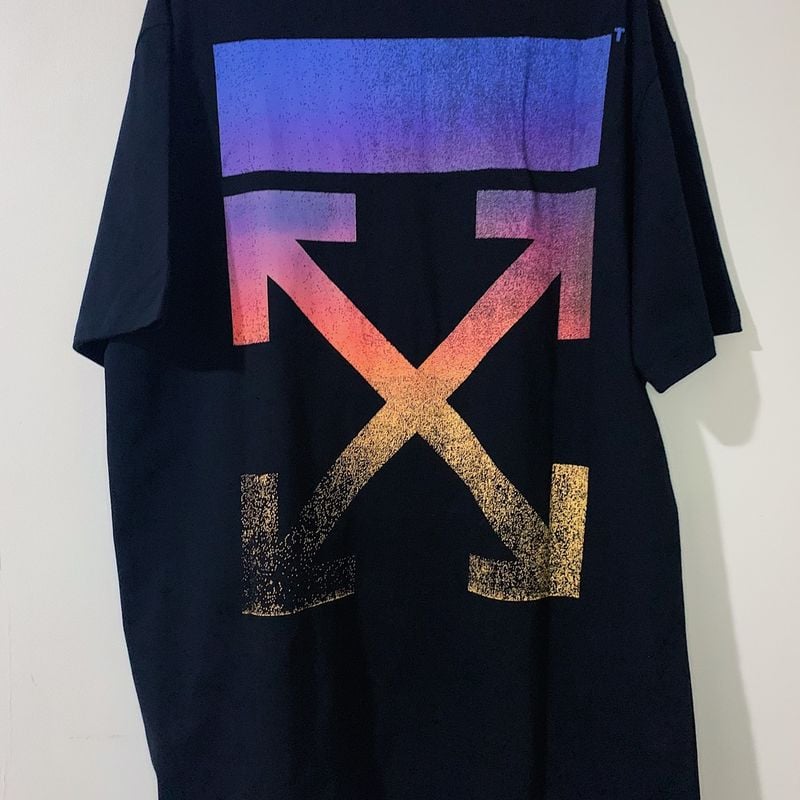 off white gradient arrow tee