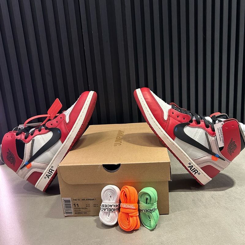 Off-White X Air Jordan 1 Chicago Aj1 High Nike | Nike Nunca Usado