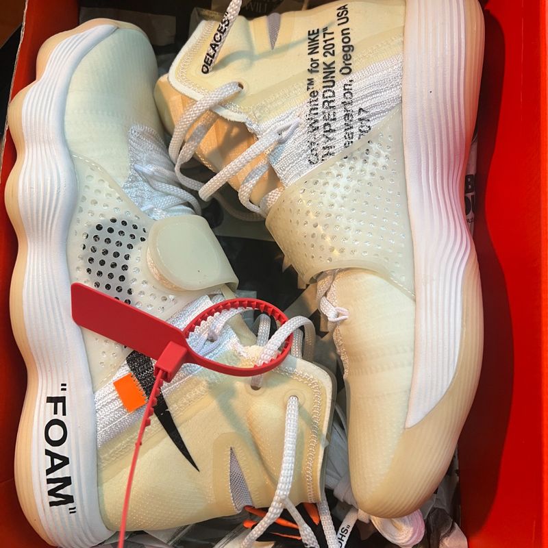 本物！OFF-WHITE × NIKE THE TEN HYPERDUNK - メルカリ