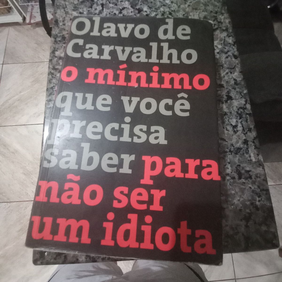 Olavo De Carvalho O Mínimo Que Você Precisa Saber Para Não Ser Idiota Livro Usado 83991388 6963