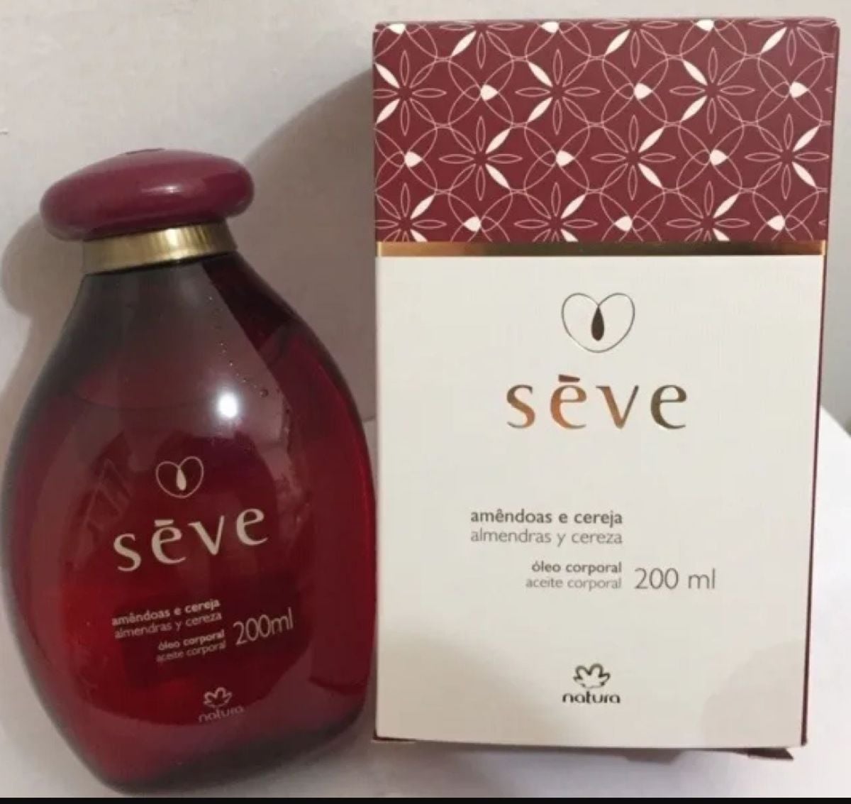 Óleo Corporal Seve Amêndoas e Cereja | Cosmético Feminino Natura Nunca ...