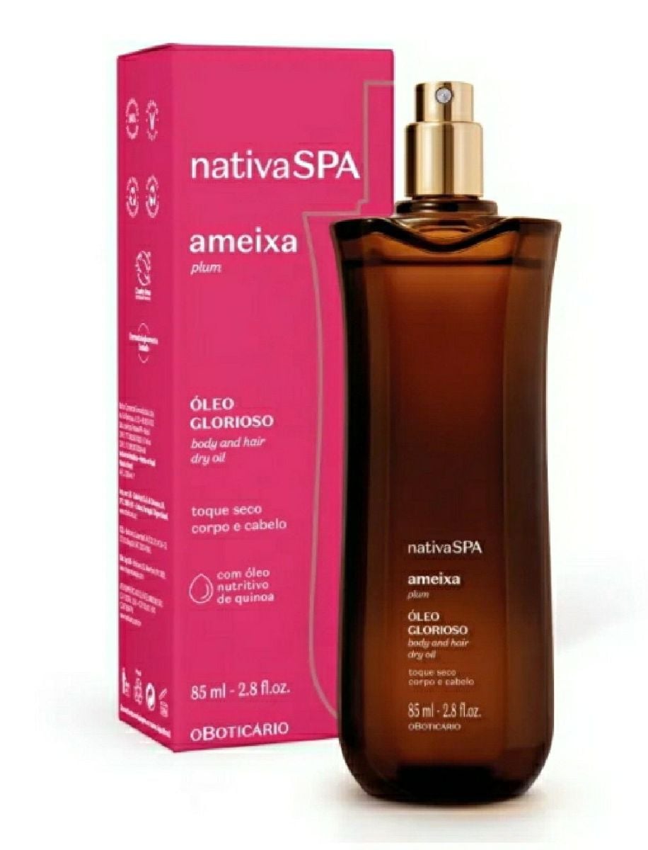 Óleo Multifuncional Cabelo e Corpo Ameixa Nativa Spa. | Perfume ...
