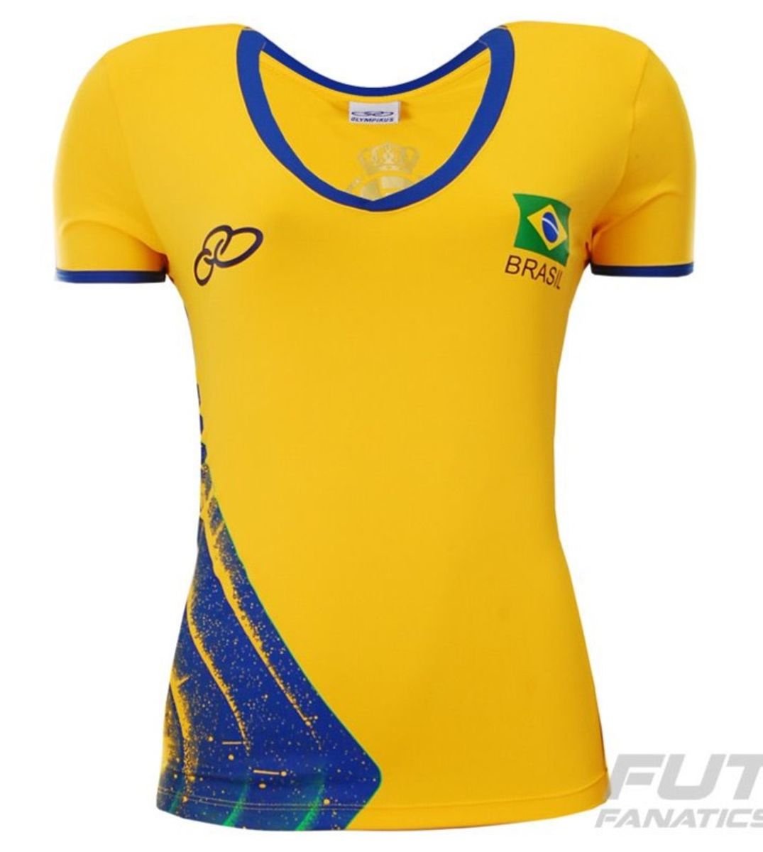 Olympikus Brazil Volley Cbv 2016 Women Yellow Jersey, Blusa Feminina  Olimpikus Usado 77332826