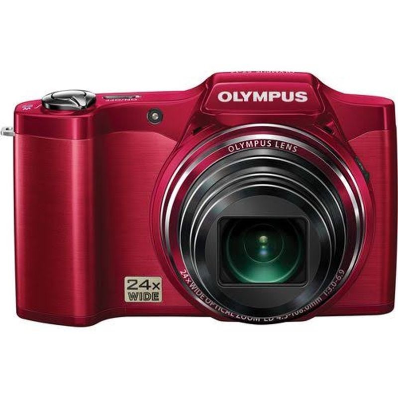 Olympus S Series Sz-12 14.0mp Câmera Digital-Rosa 24x Wide Zoom