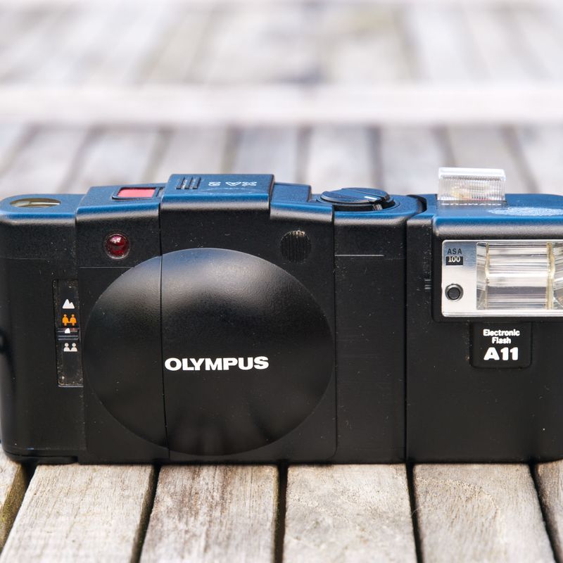 Olympus Xa2 com Flash | Máquina Fotográfica Analógica Olympus