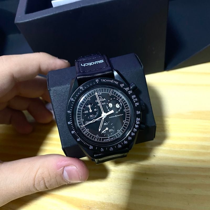 Swatch x OMEGA x Snoopy オメガ MISSION TO EARTHPHASE - MOONSHINE GOLD - Bioceramic MoonSwatch