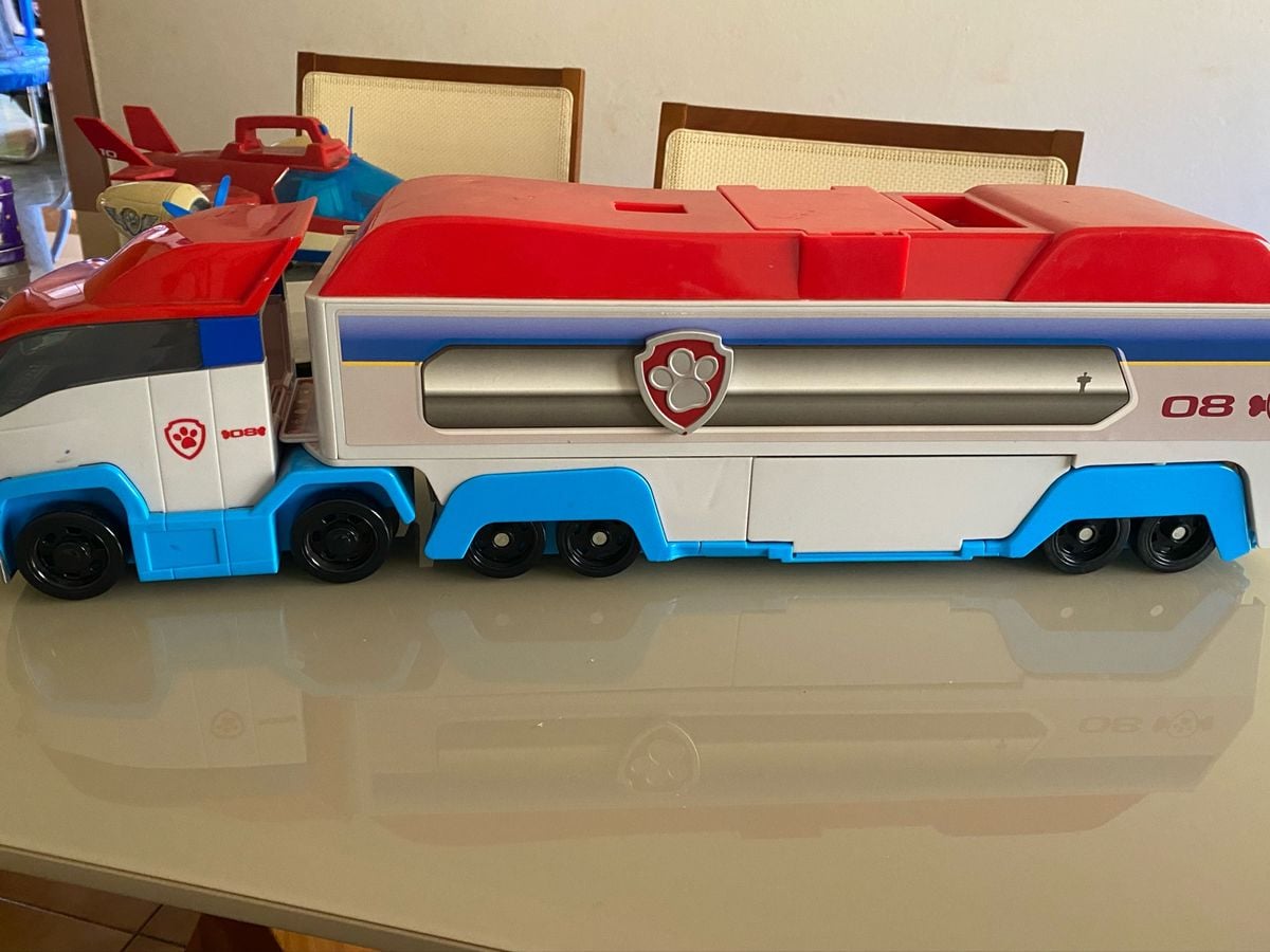 Ônibus Patrulha Canina com Carrinhos | Item Infantil Usado 75061692 ...