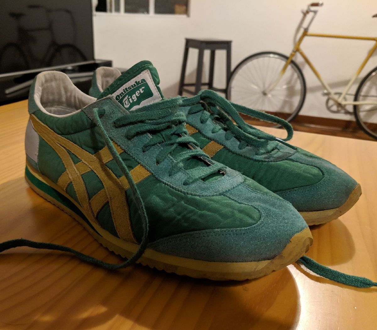 onitsuka tiger verde