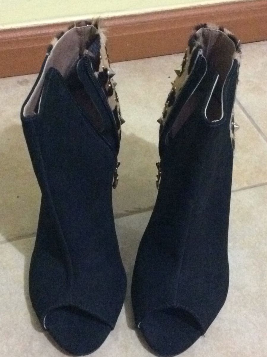 open boot couro