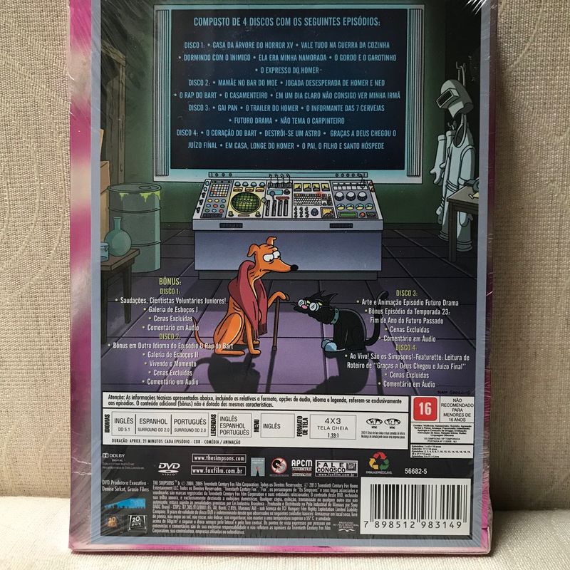 Os Simpsons 16 Temporada Lacrada Edição de Colecionador | Dvd