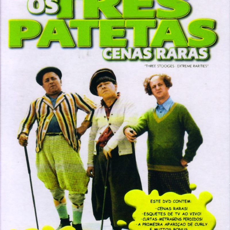 Os Tres Patetas Dvd Light Cenas Raras Original Lacrado | Novodisc