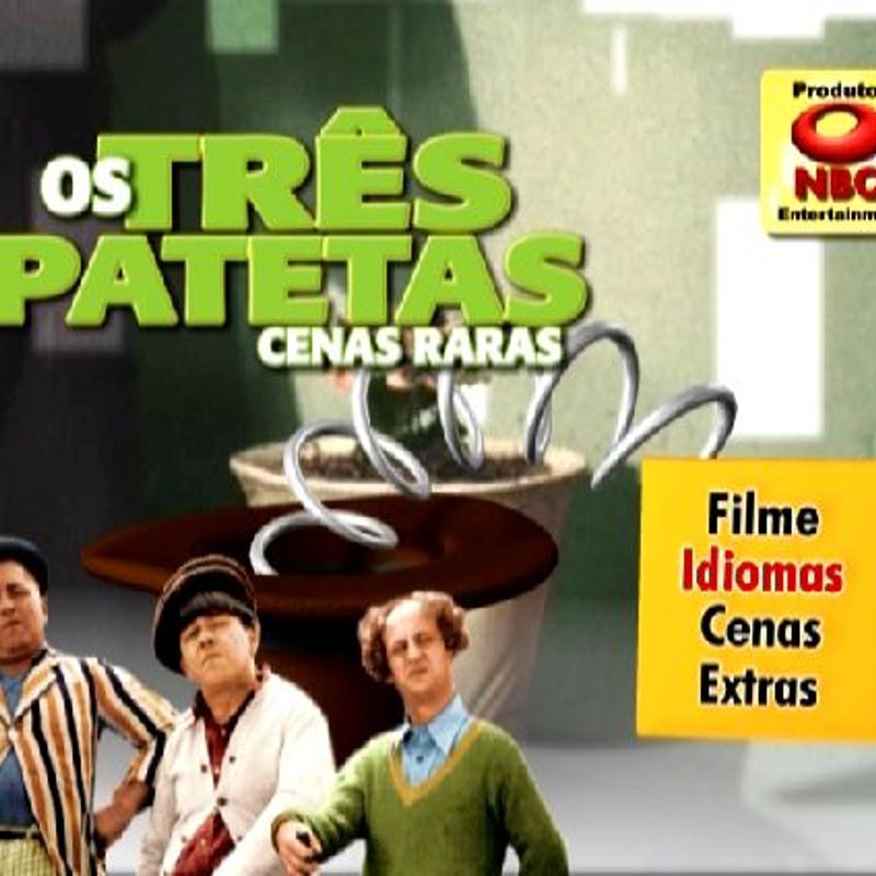 Os Tres Patetas Dvd Light Cenas Raras Original Lacrado | Novodisc