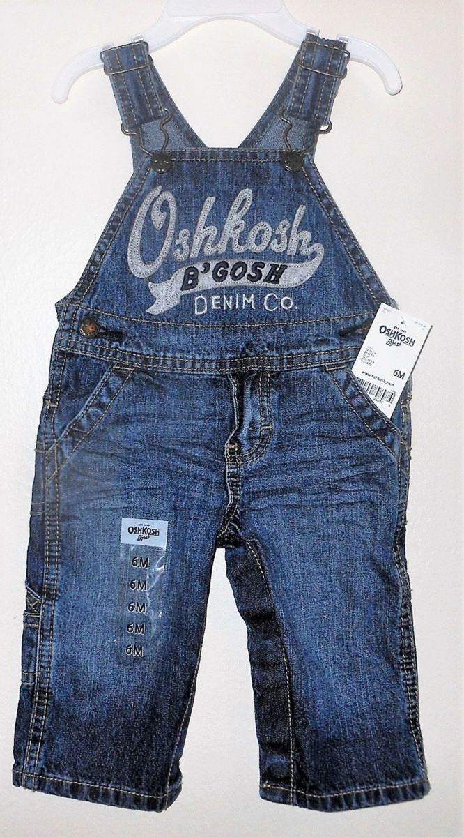 Oshkosh B Gosh Jardineira Macacao Jeans Bebe 6m Nova Original Importada Roupa Infantil Para Bebe Oshkosh B Gosh Nunca Usado Enjoei