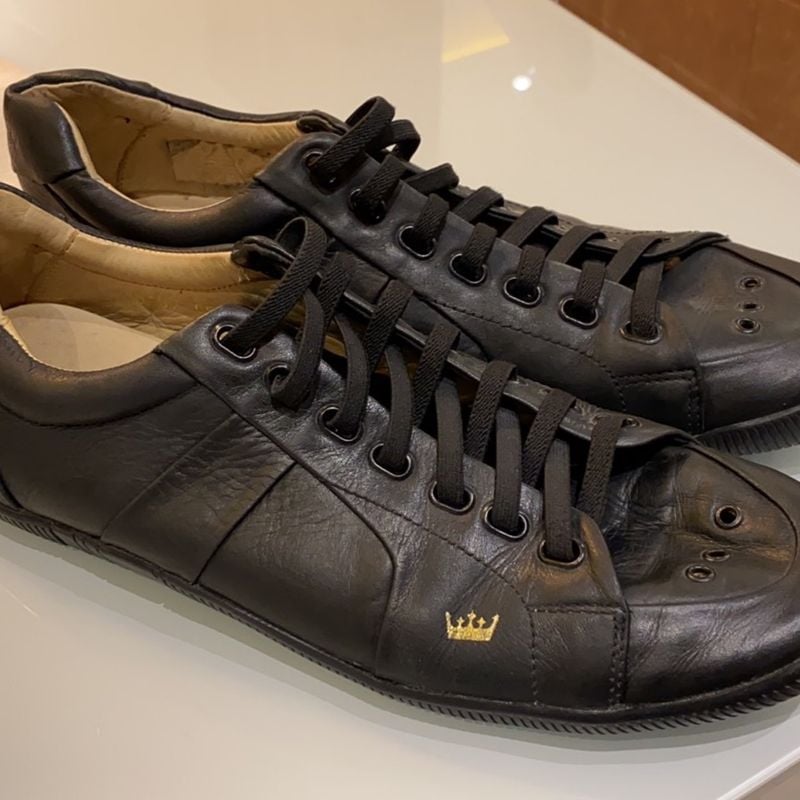 Osklen Original Sapatos Masculinos Osklen Osklen Em Couro Legítimo