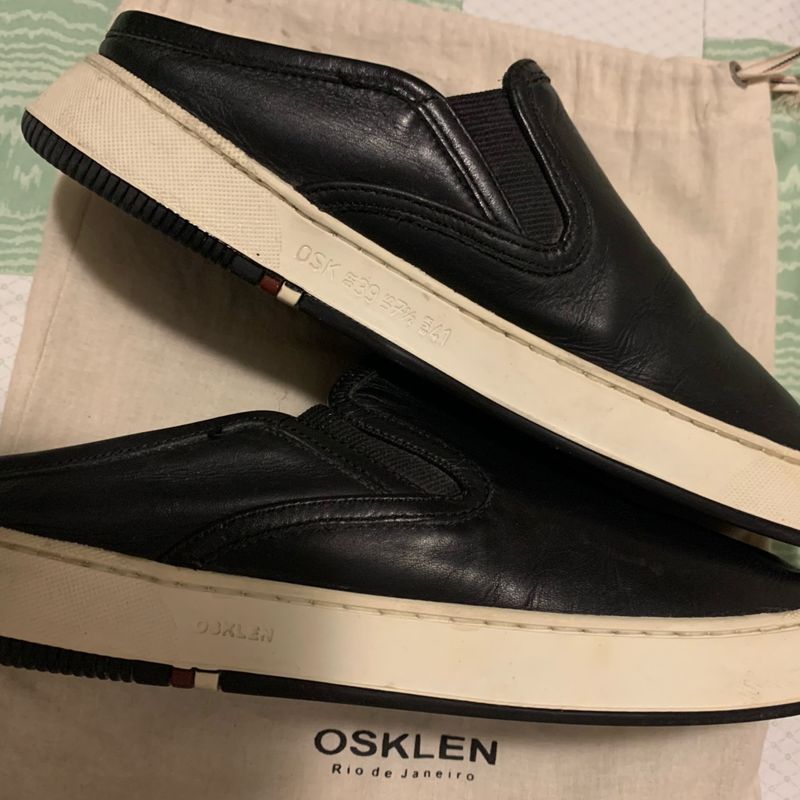 Slip On Osklen Mule Soho Mule Masculino Soho Tresse Osklen Off White