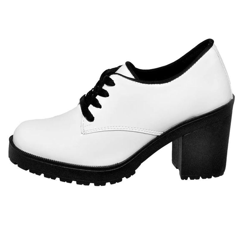 Sapato oxford 2024 branco feminino