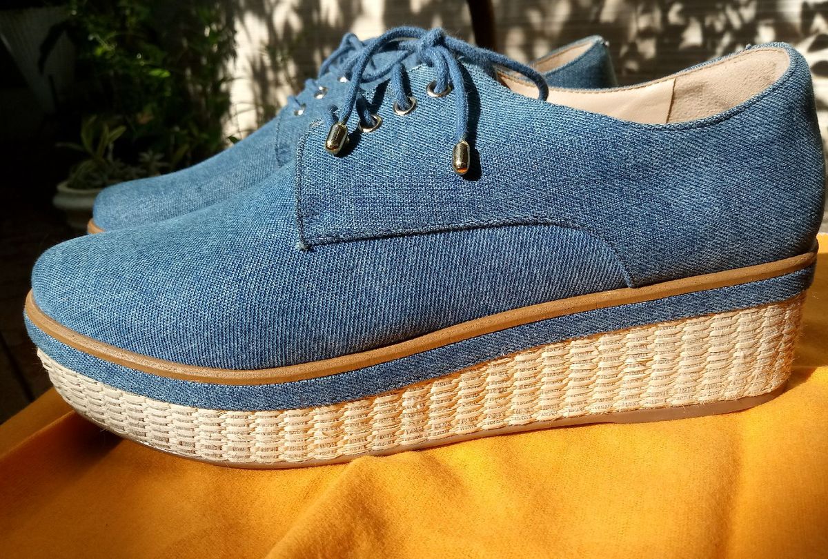 sapato feminino jeans
