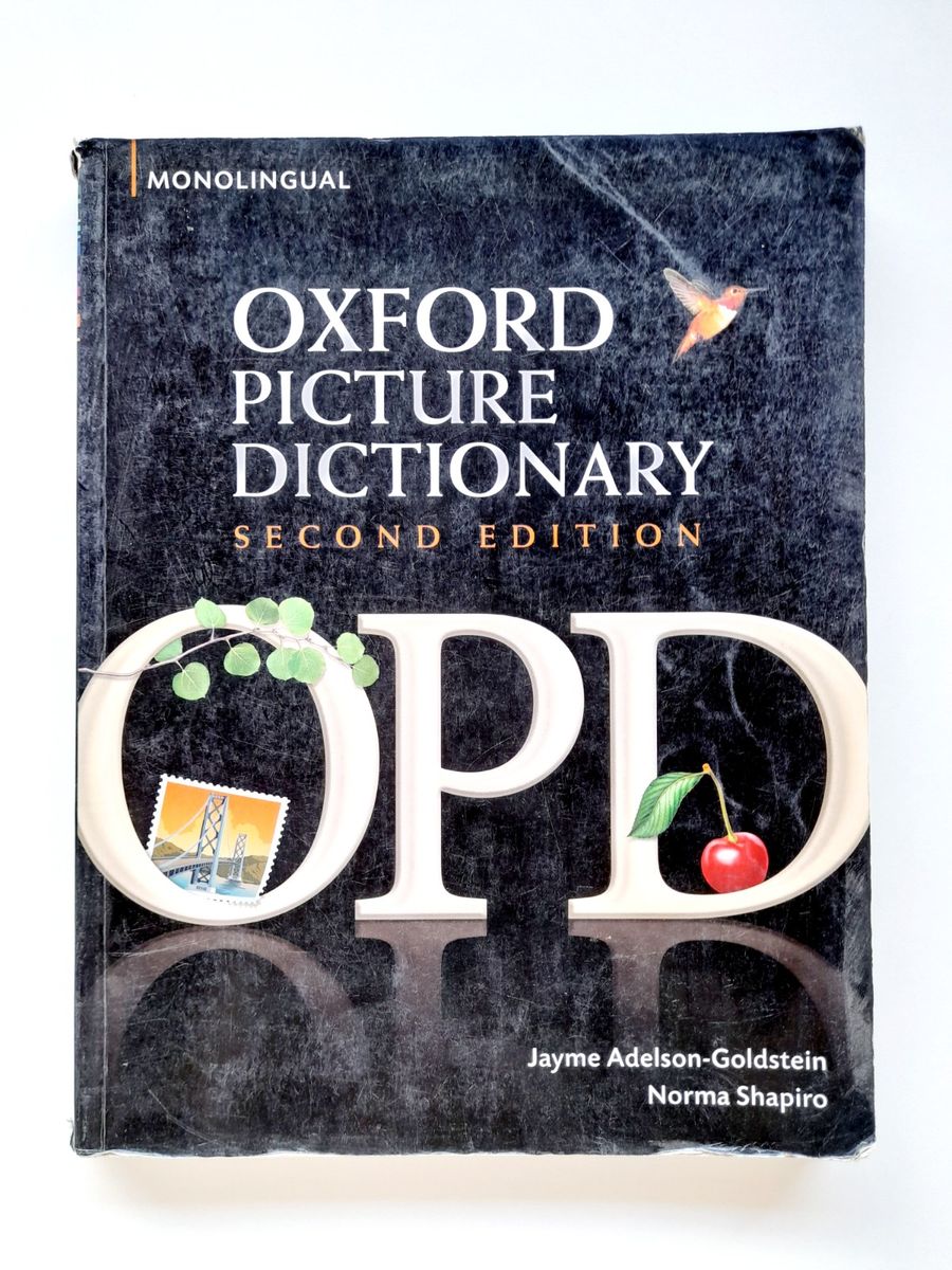 Oxford picture dictionary second edition livro monolingual usado