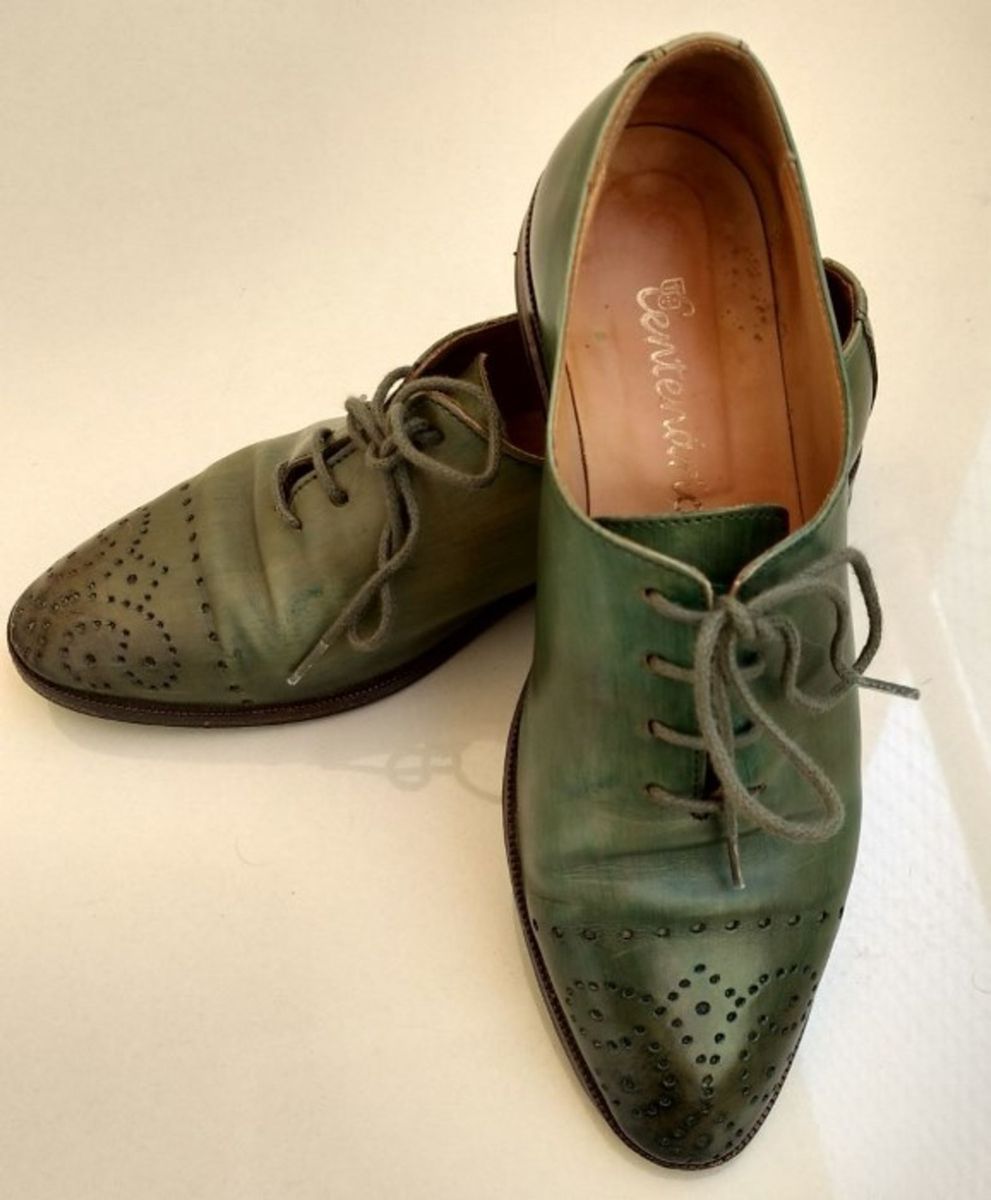 oxford feminino verde