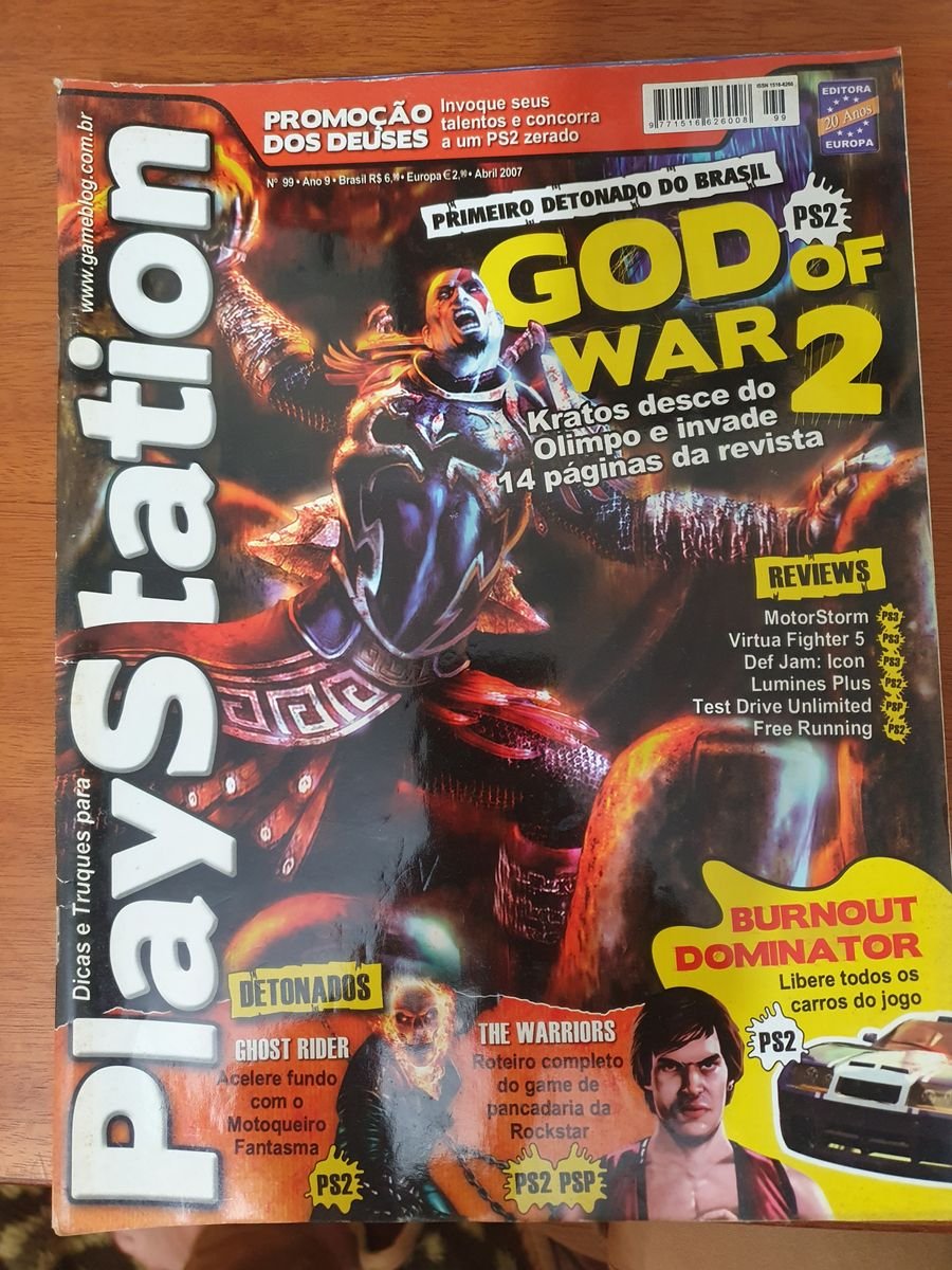 Editora Europa - Super Detonado PLAY Games - God of War