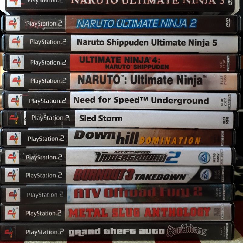 Naruto Ultimate Ninja 5 - Dublado Repro Playstation 2 - Ps2 By