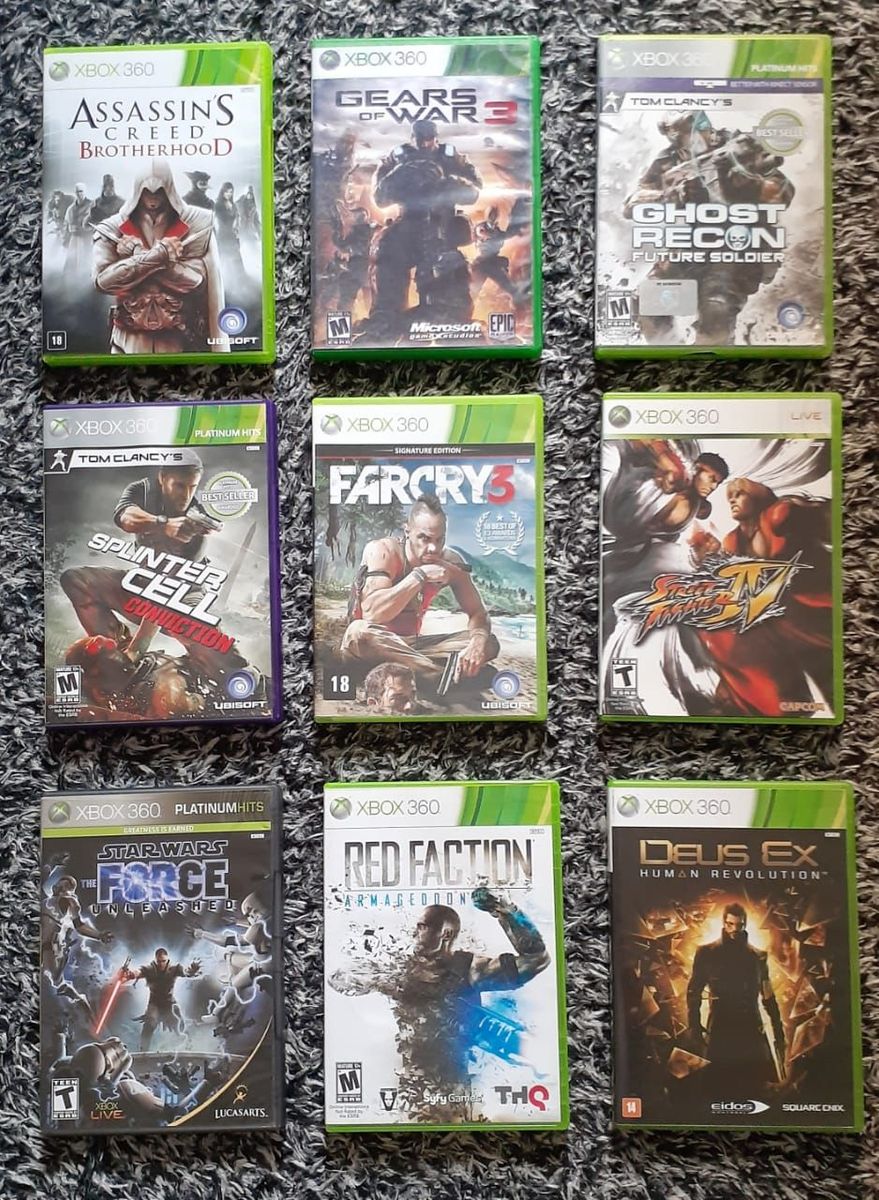 Os melhores jogos de xbox 360