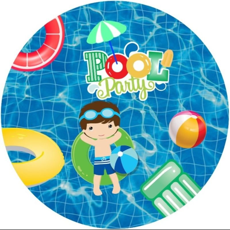 Painel De Festa Infantil Pool Party - Aum adesivos - Painel de Festas -  Magazine Luiza