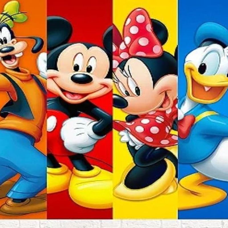 Painel Retangular Tecido Sublimado 3d Turma do Mickey 2,00 X 1,50 Item  Infantil Usado 87965025 enjoei