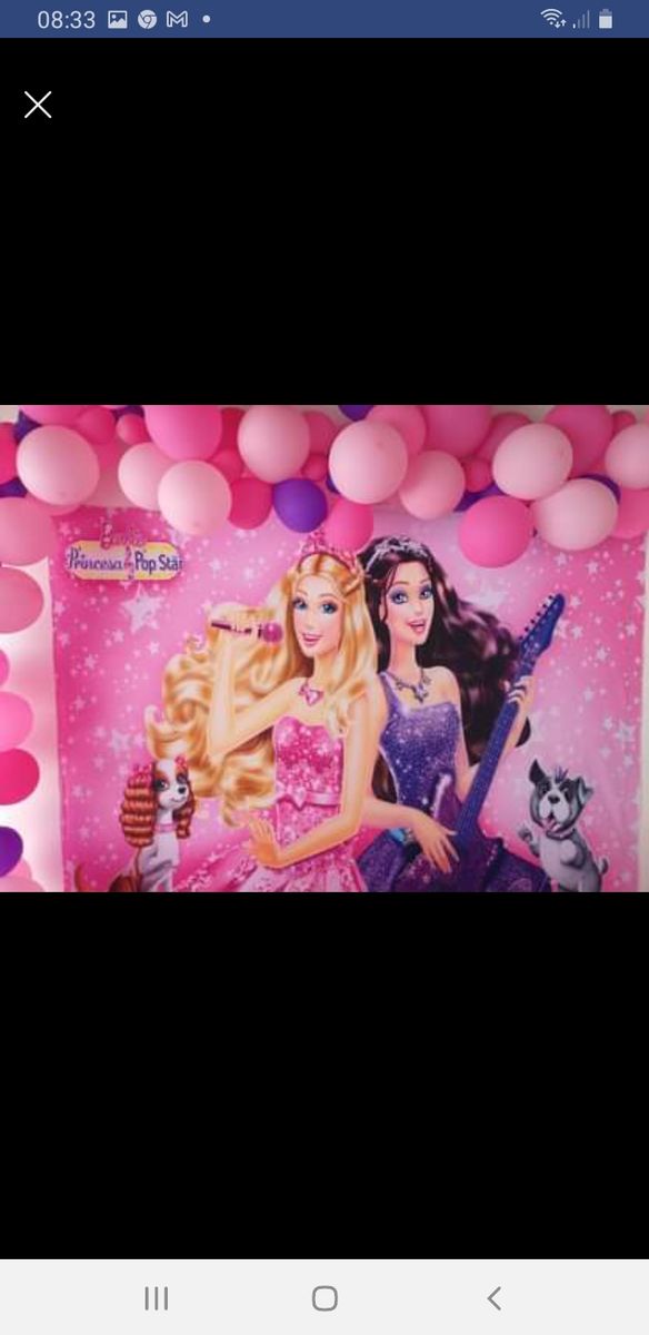 Painel Sublimado Barbie Pop Star | Filme e Série Usado 84371056 | enjoei