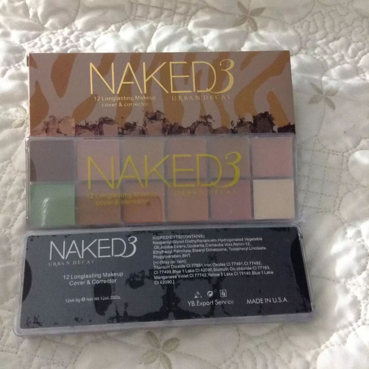 Paleta De Corretivos Naked Maquiagem Feminina Naked Usado Enjoei