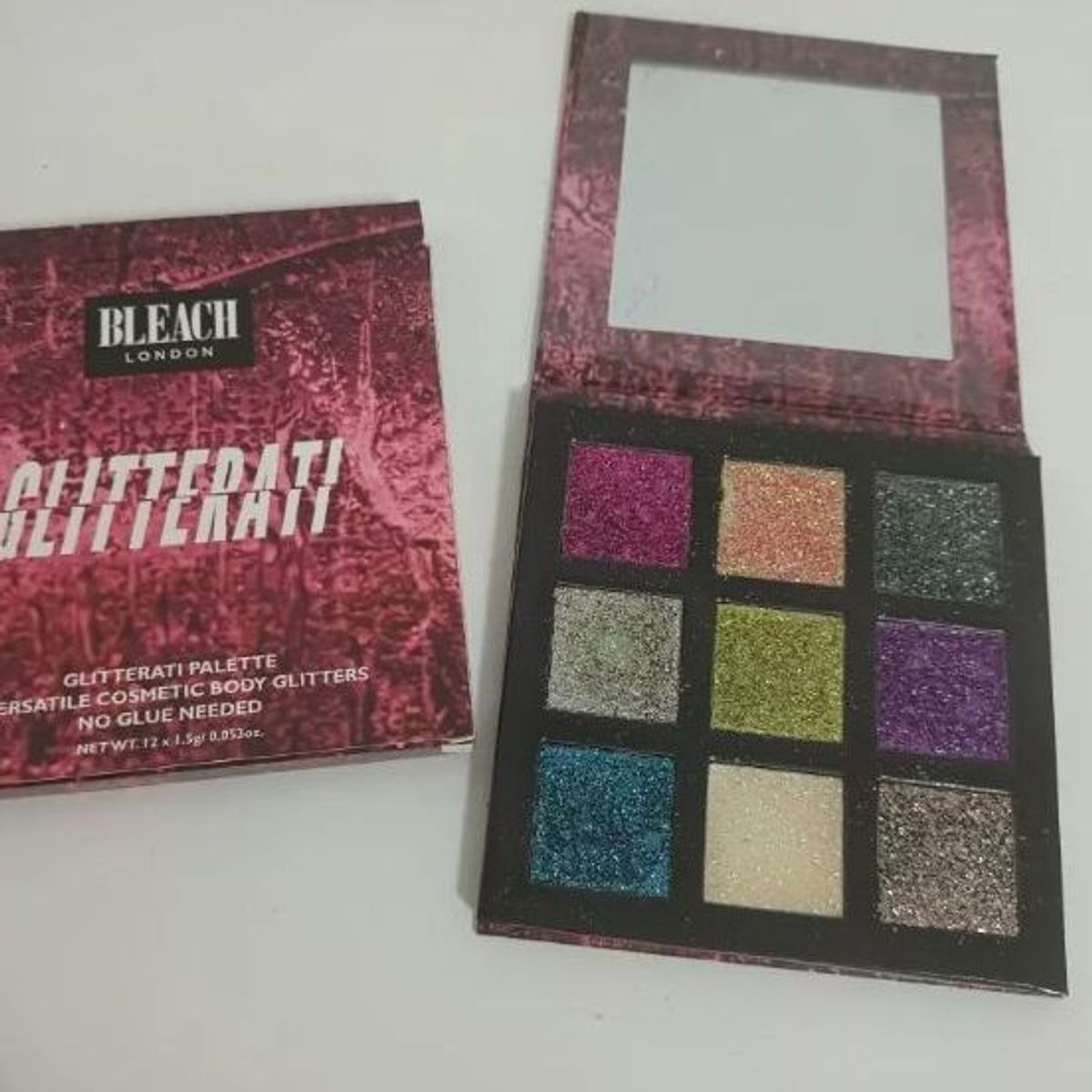 Paleta de Glitter Modelo Glitterati Bleach London Original Maquiagem