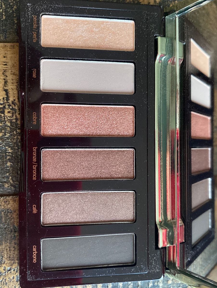 Paleta De Sombras Natura Una Nude Maquiagem Feminina Natura Usado