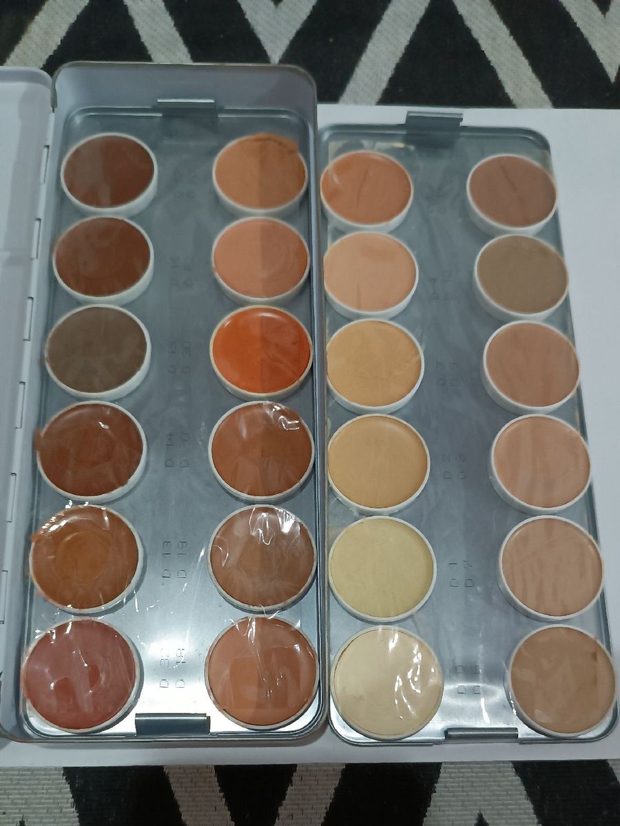 Paleta Kryolan Cores Maquiagem Feminina Kryolan Nunca Usado Enjoei