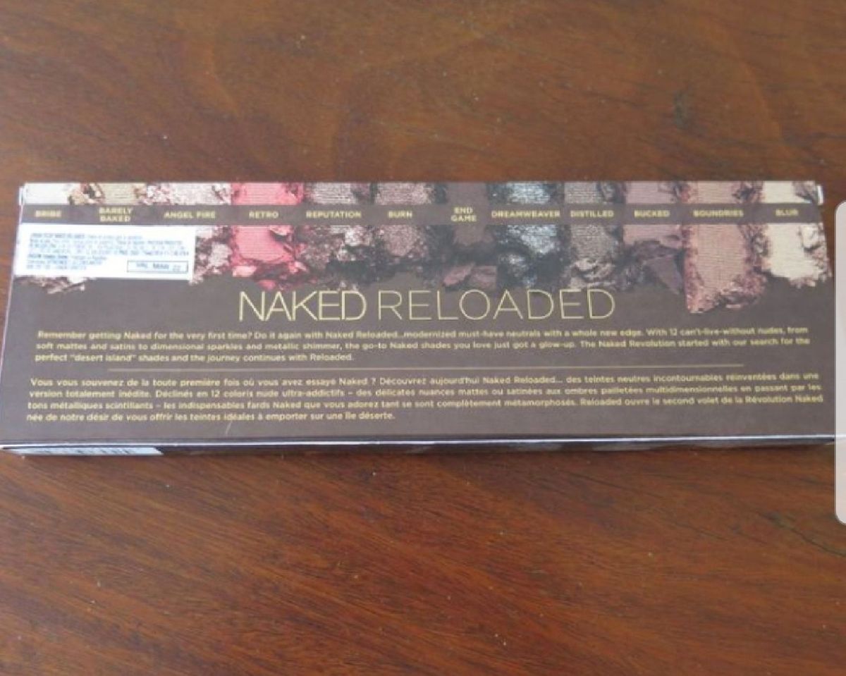 Paleta Naked Reloaded Maquiagem Feminina Naked Nunca Usado Enjoei