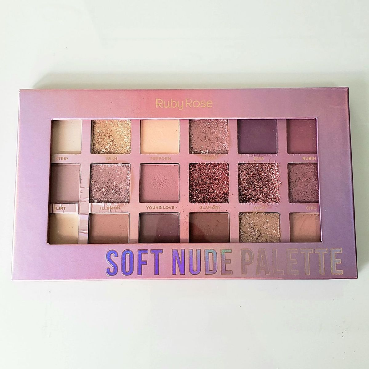 Paleta Sombras Soft Nude Ruby Rose