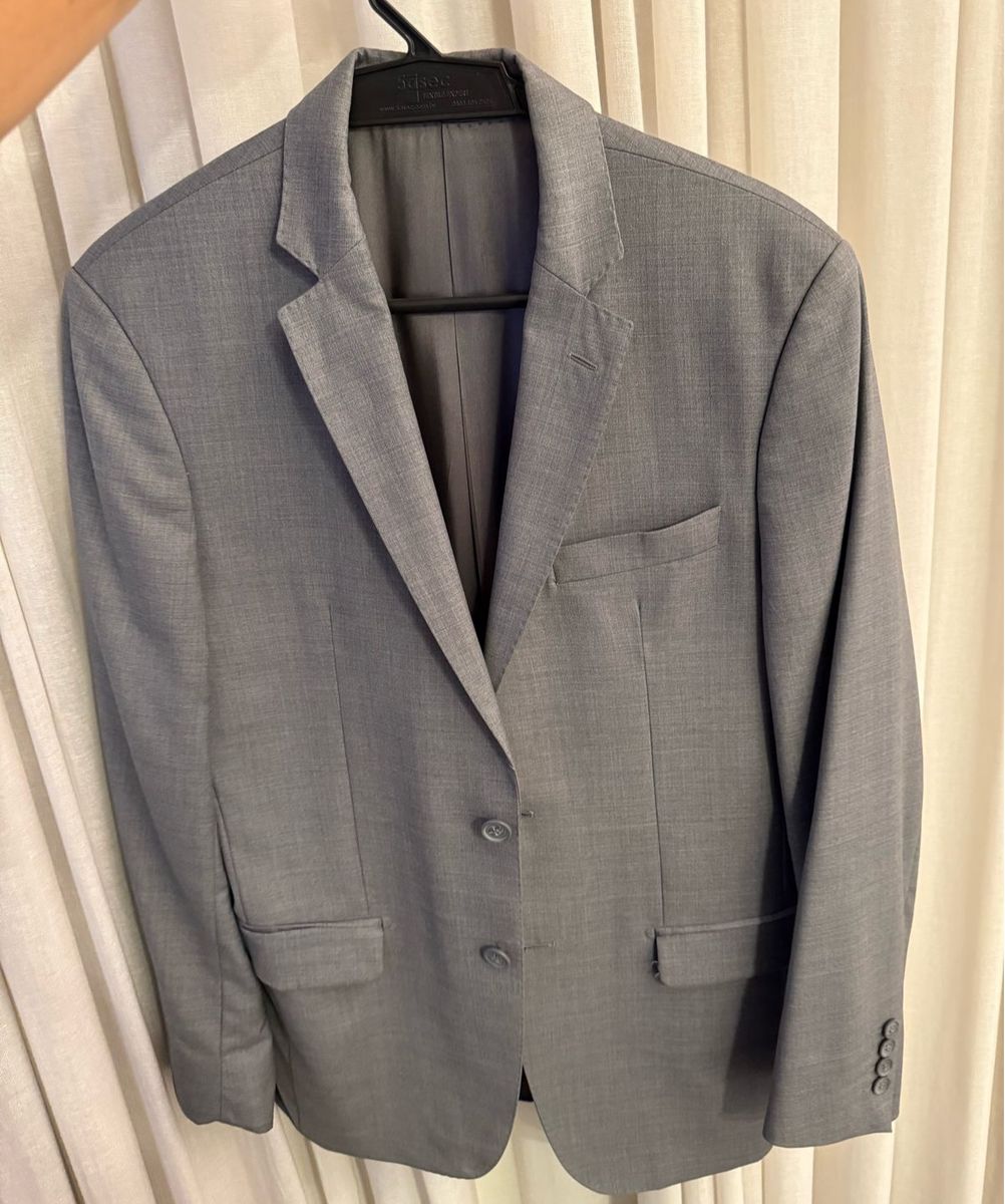 Paleto Cinza Masculino Hemb | Blazer Masculino Hemb Usado 119994090 ...