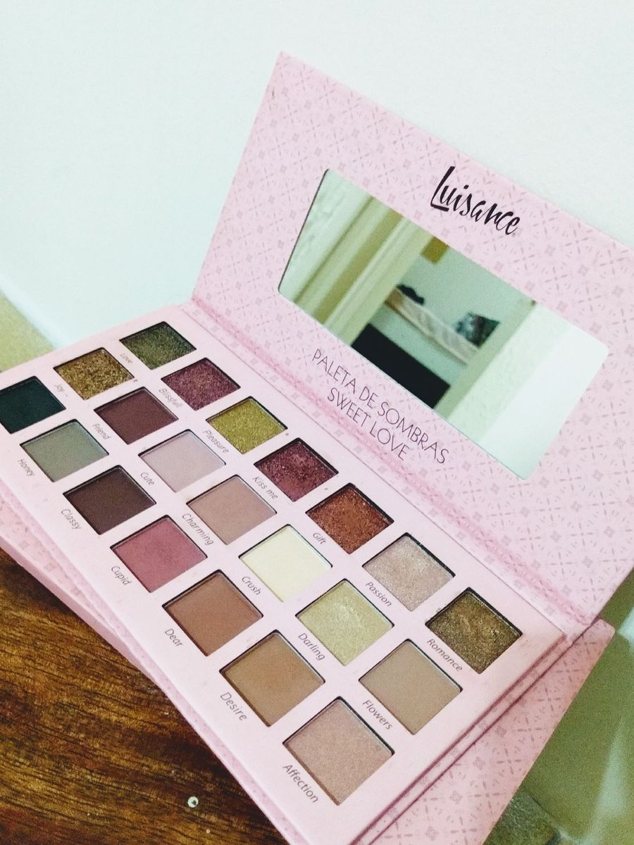 paleta de sombras - maquiagem luisance