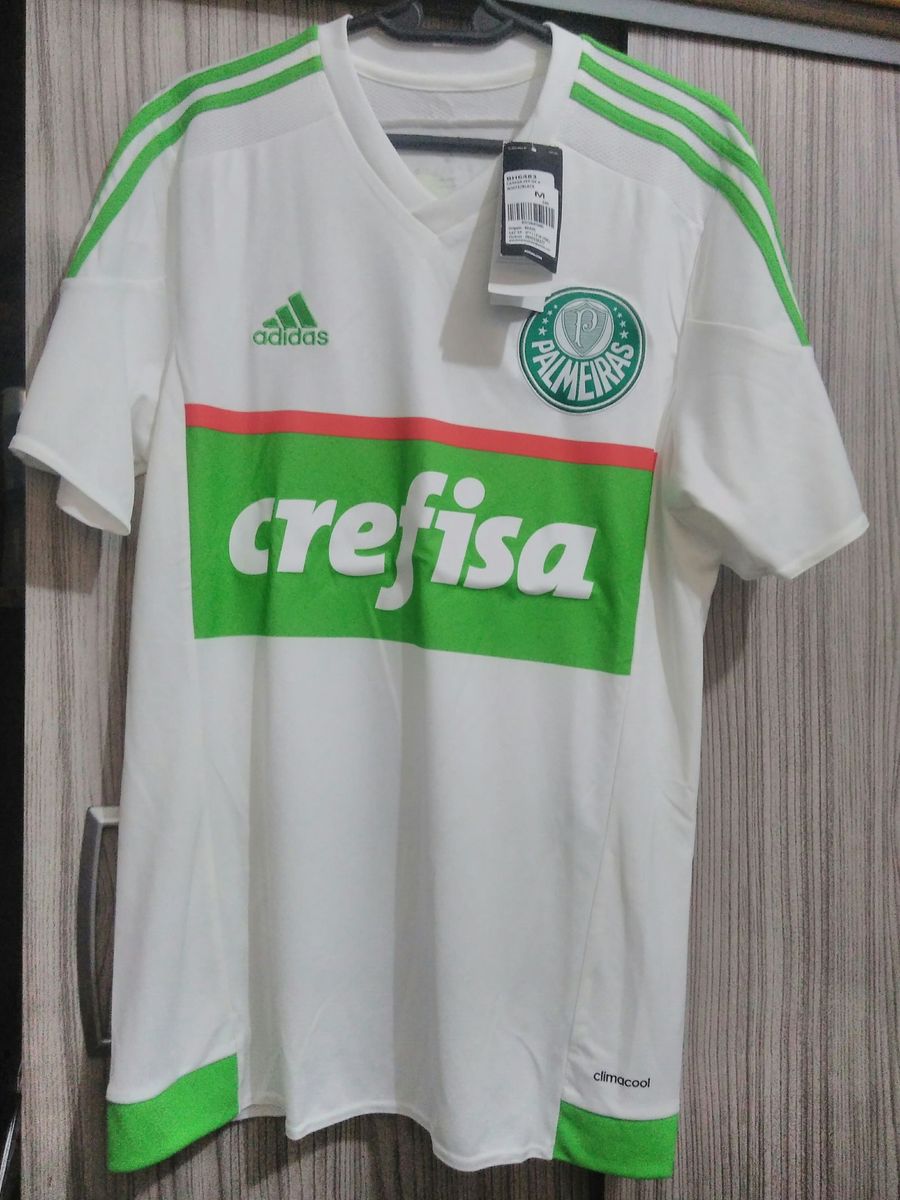 camisa do palmeiras adidas branca