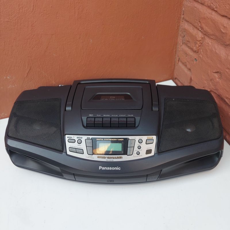 ラジオ・コンポ Panasonic SOUND VIRTUALIZER RX-DS18 Panasonic RX-DS18 CD player - YouTube