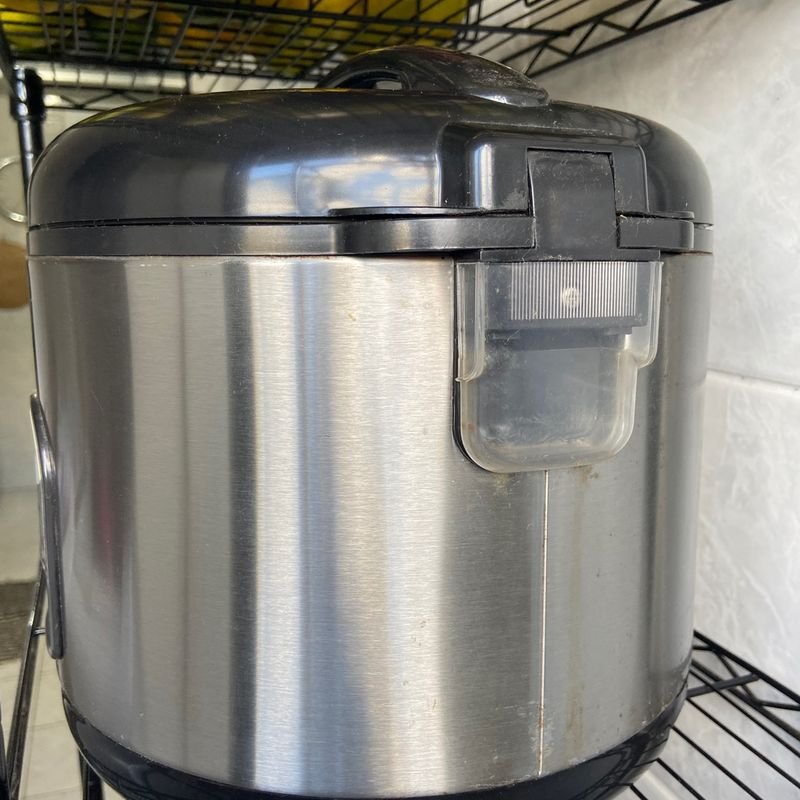 Panela de Arroz Elétrica 3L Preto + Inox Fun Kitchen em Promoção