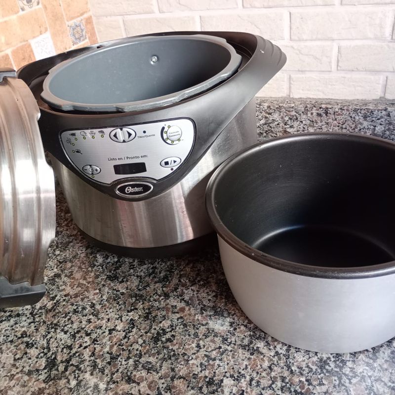 Panela de Pressão Elétrica Oster 4801 Inox 5L e Timer 127V