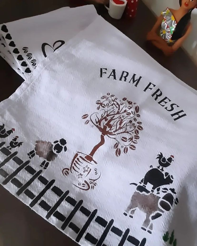 Pano de Prato Farm House | Móvel de Cozinha Nunca Usado 100914503 | enjoei