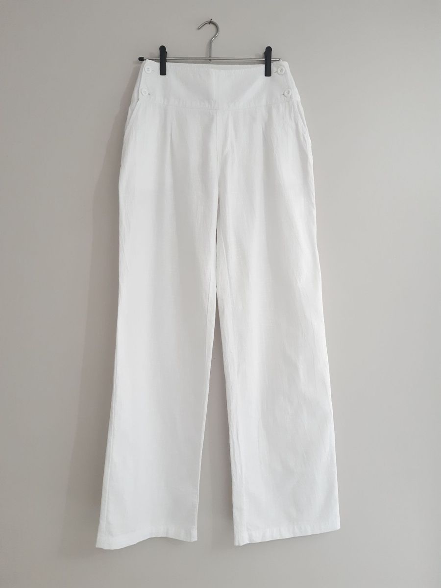 calça feminina algodão cru