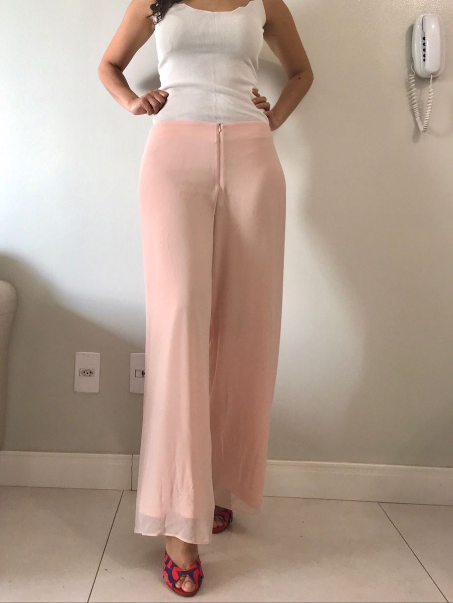 pantalona rosa claro