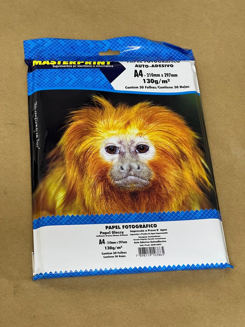 Papel Fotográfico Masterprint A4 130g | Livro Masterprint Usado ...
