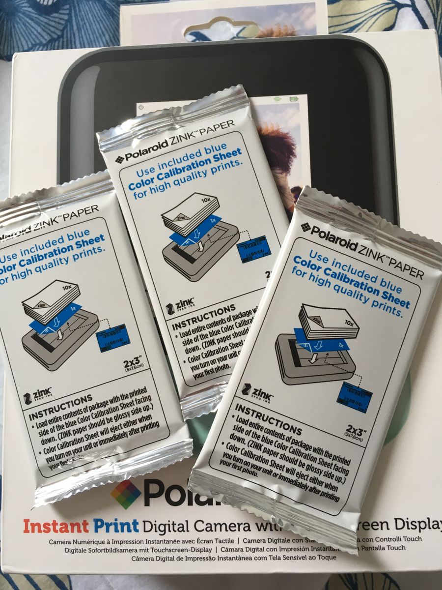 polaroid zip color calibration sheet