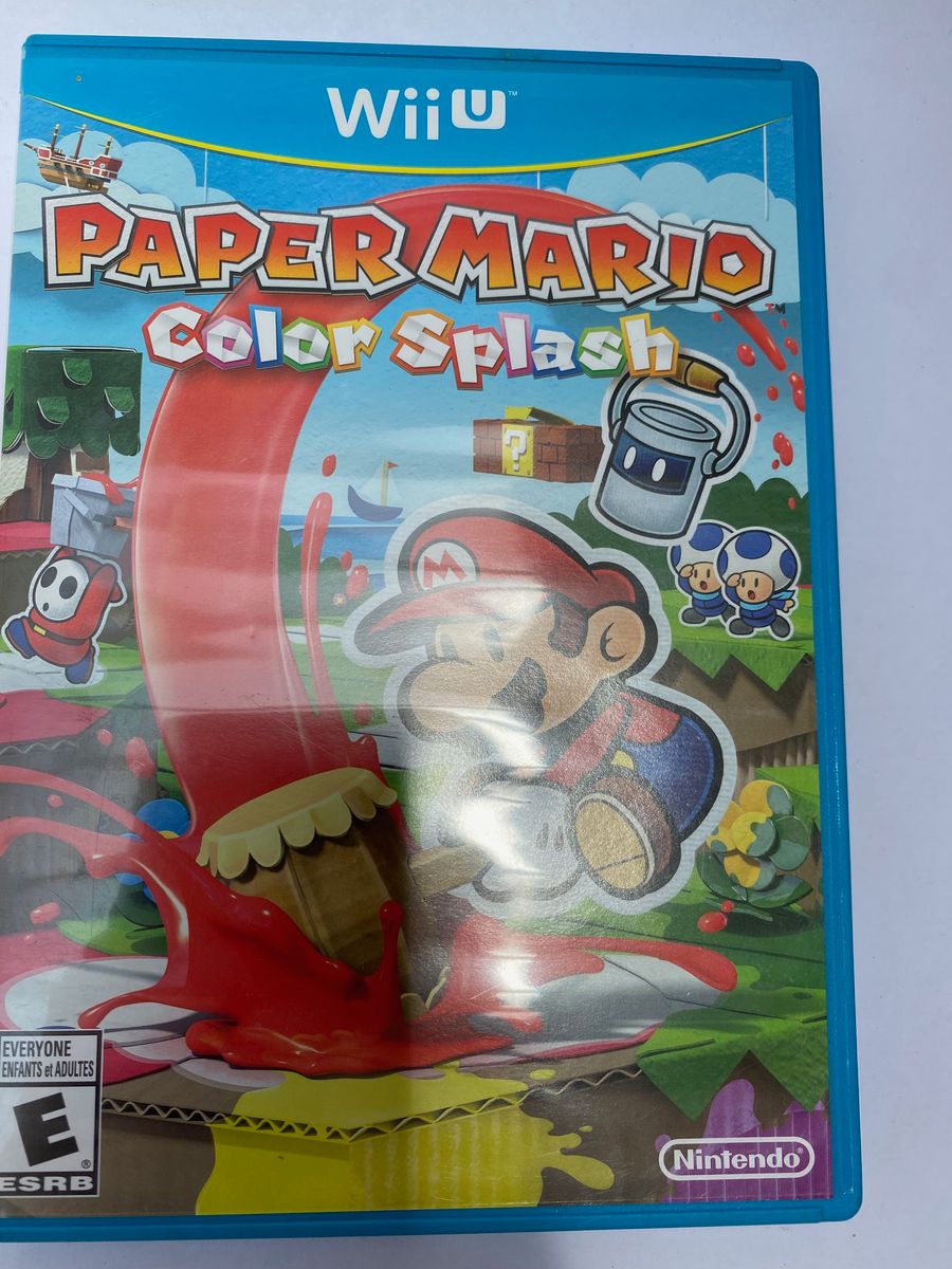Paper Mario: Color Splash - Jogo Nintendo Wii U Original | Jogo de ...