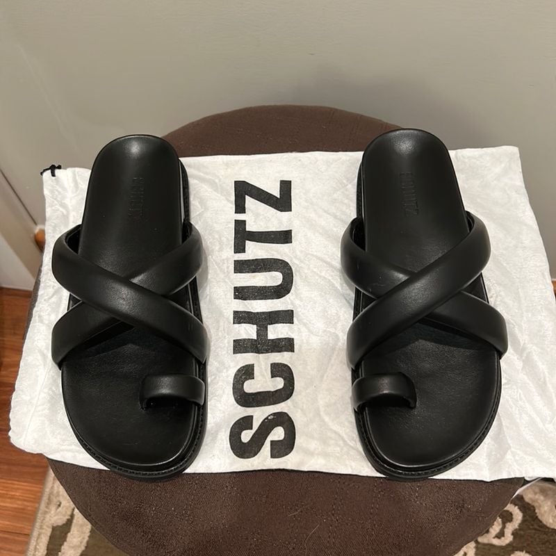 Papete de Dedo Sandália Feminina Schutz Usado 92151629 enjoei