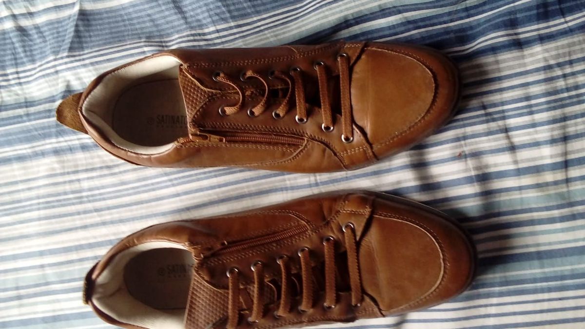 sapato satinato masculino