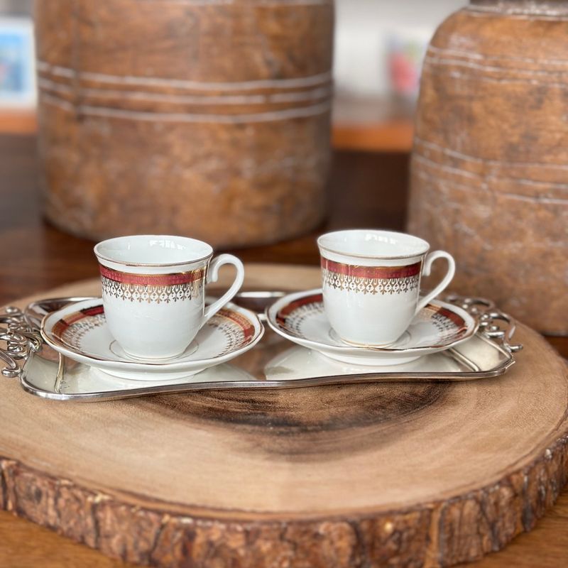 Conjunto Para Chá E Café Em Porcelana Steatita Paraná - Mundaréu - Não é só  um antiquário